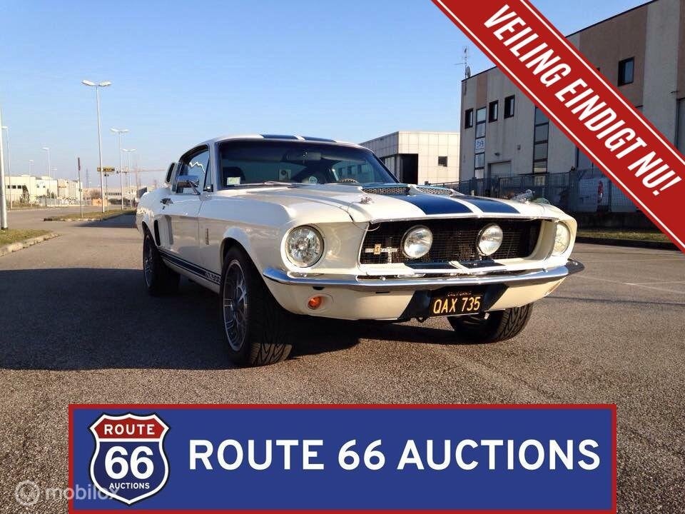 Ford Mustang GT 390 Fastback | 1967 | Route 66 Auctions, Auto's, Oldtimers, Bedrijf, Te koop, Ford, Benzine, Overige carrosserieën