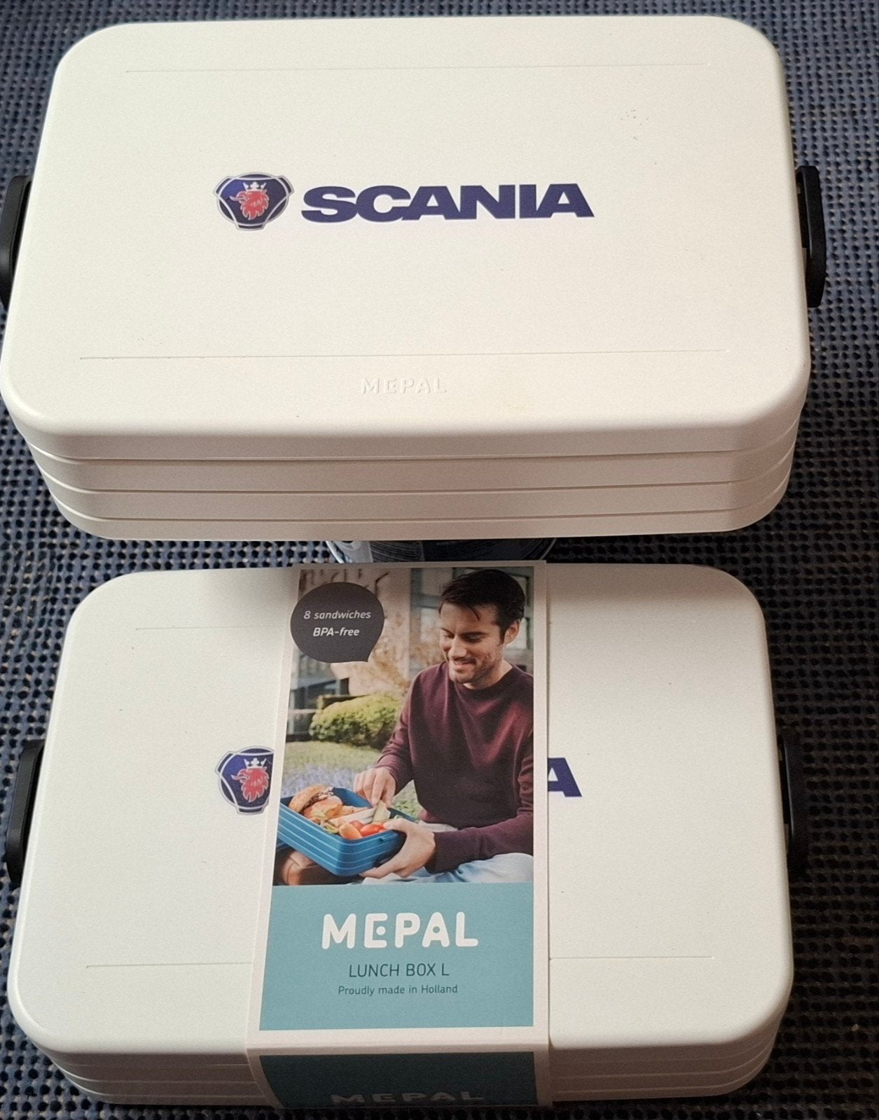 Mepal Lunchbox L Scania - Nieuw 2 stuks, Kunststof, Nieuw, Ophalen of Verzenden, Overige merken