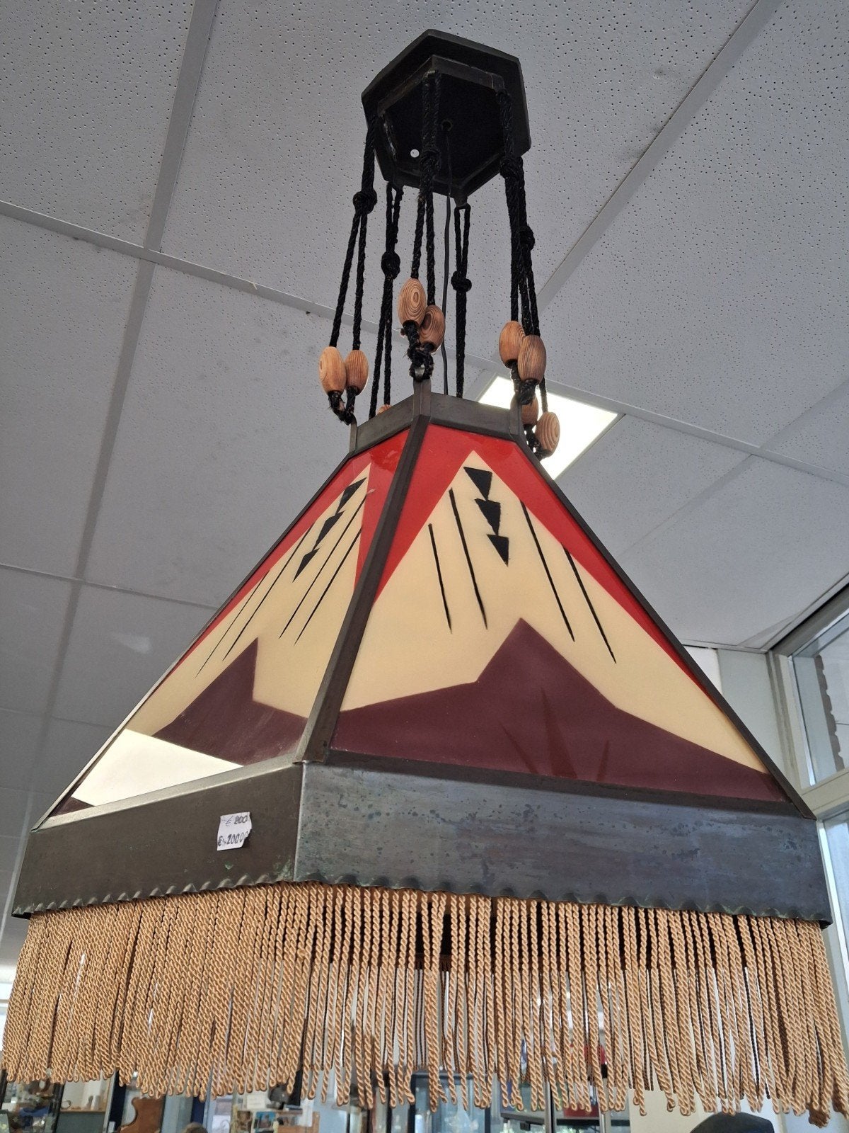 Hanglamp Amsterdamse school WD-022, Ophalen