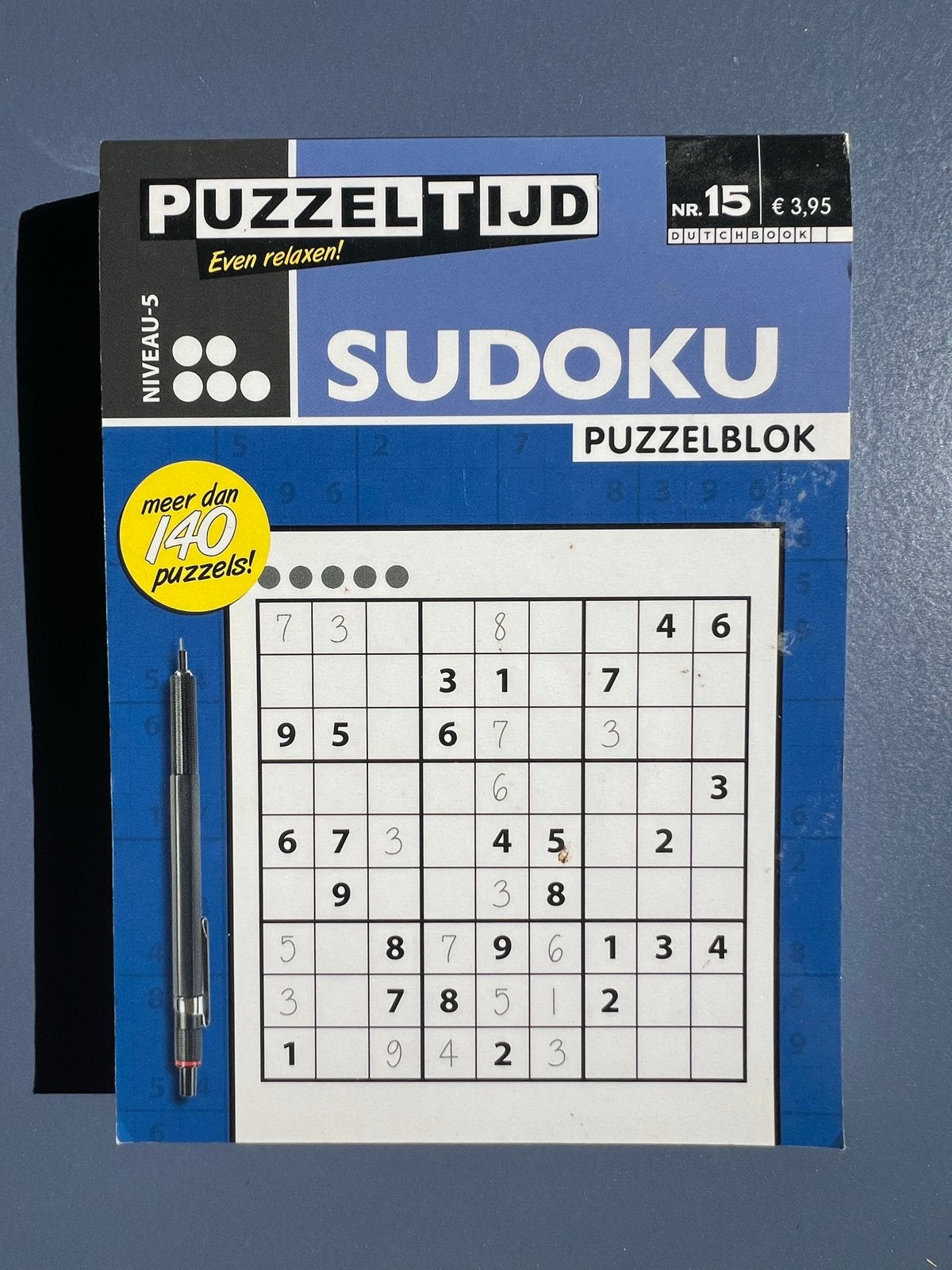Puzzeltijd Sudoku Puzzelblok - Nieuw, Ophalen of Verzenden, Nieuw, Puzzelboek