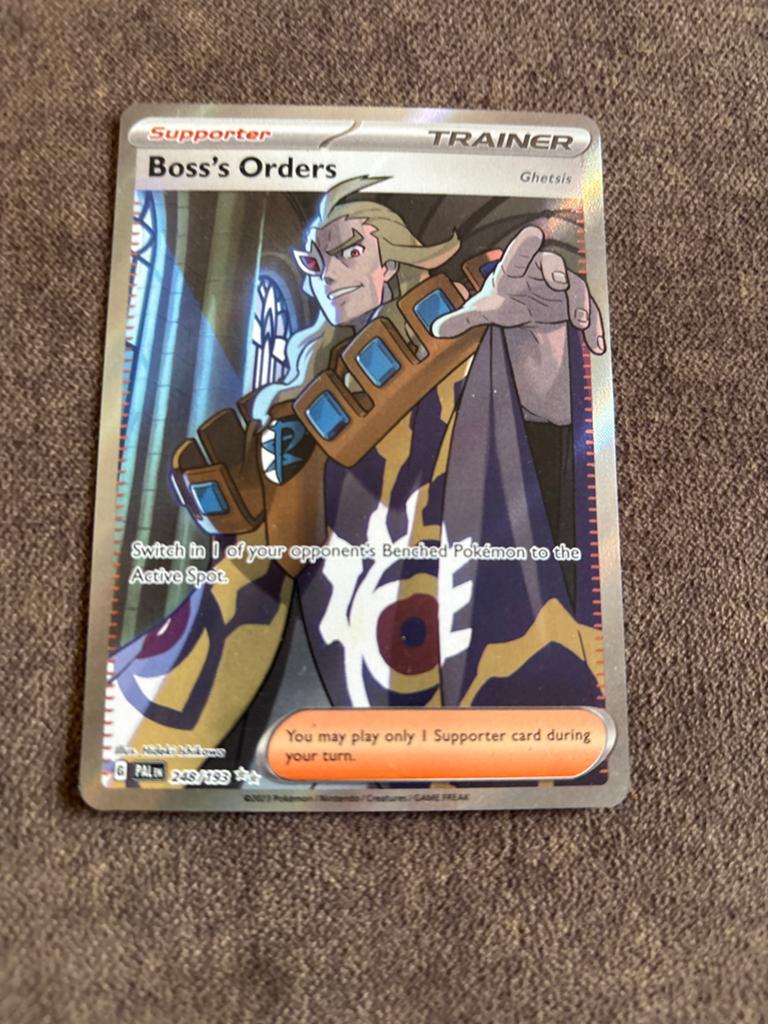 Pokémon TCG: Boss's Orders (Ghetsis) 248/193 Full Art, Ophalen, Losse kaart, Foil
