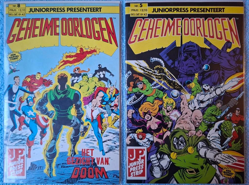 GEHEIME OORLOGEN. JUNIOR PRESS. 1984. 3 EURO PER STUK., Boeken, Strips | Comics, Meerdere comics, Ophalen of Verzenden, Zo goed als nieuw