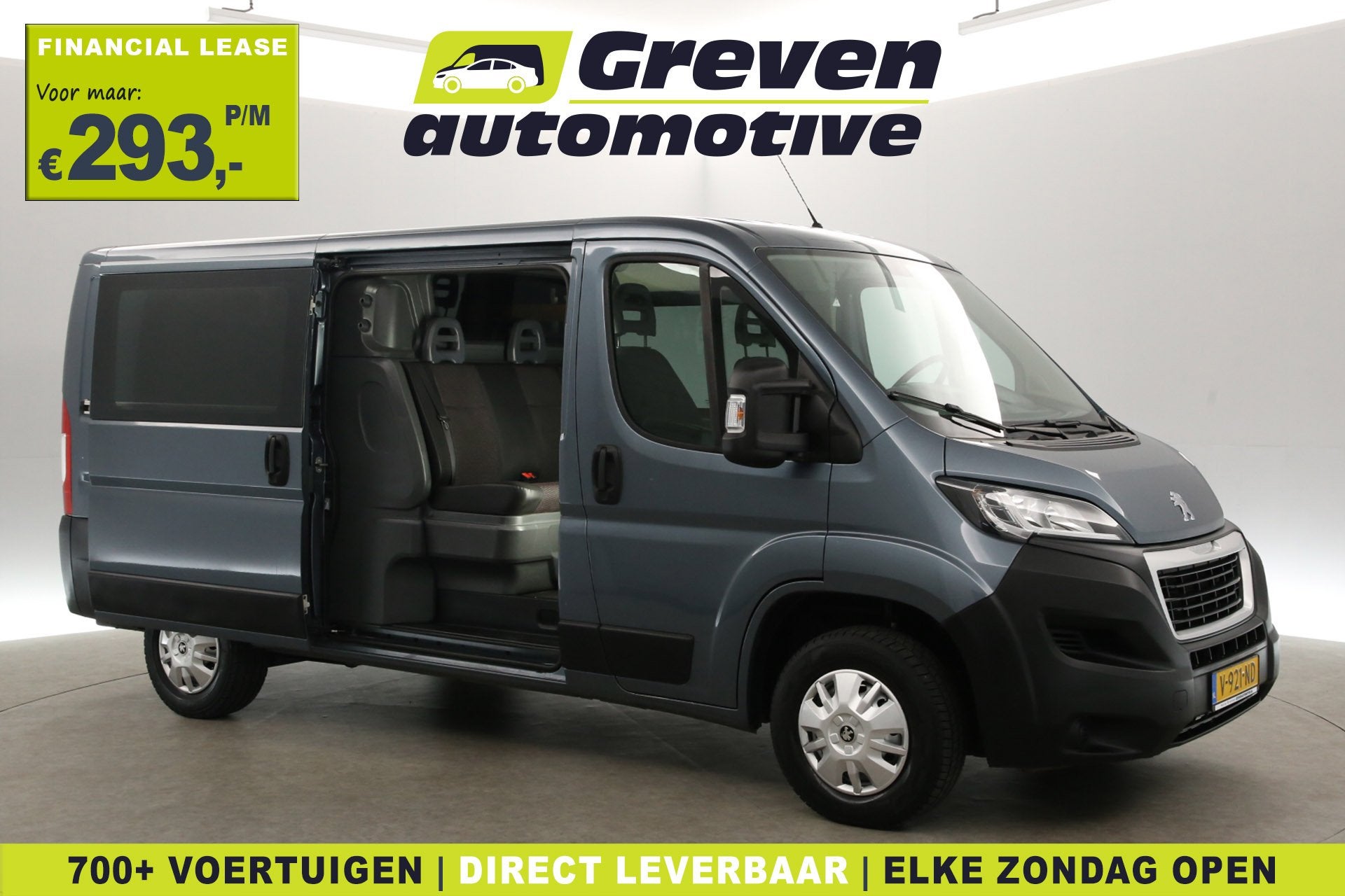 Peugeot Boxer 2.0 BlueHDI L2H1 | Marge | Dubbele Cabine | Ai, Voorwielaandrijving, Startonderbreker, Stof, Gebruikt