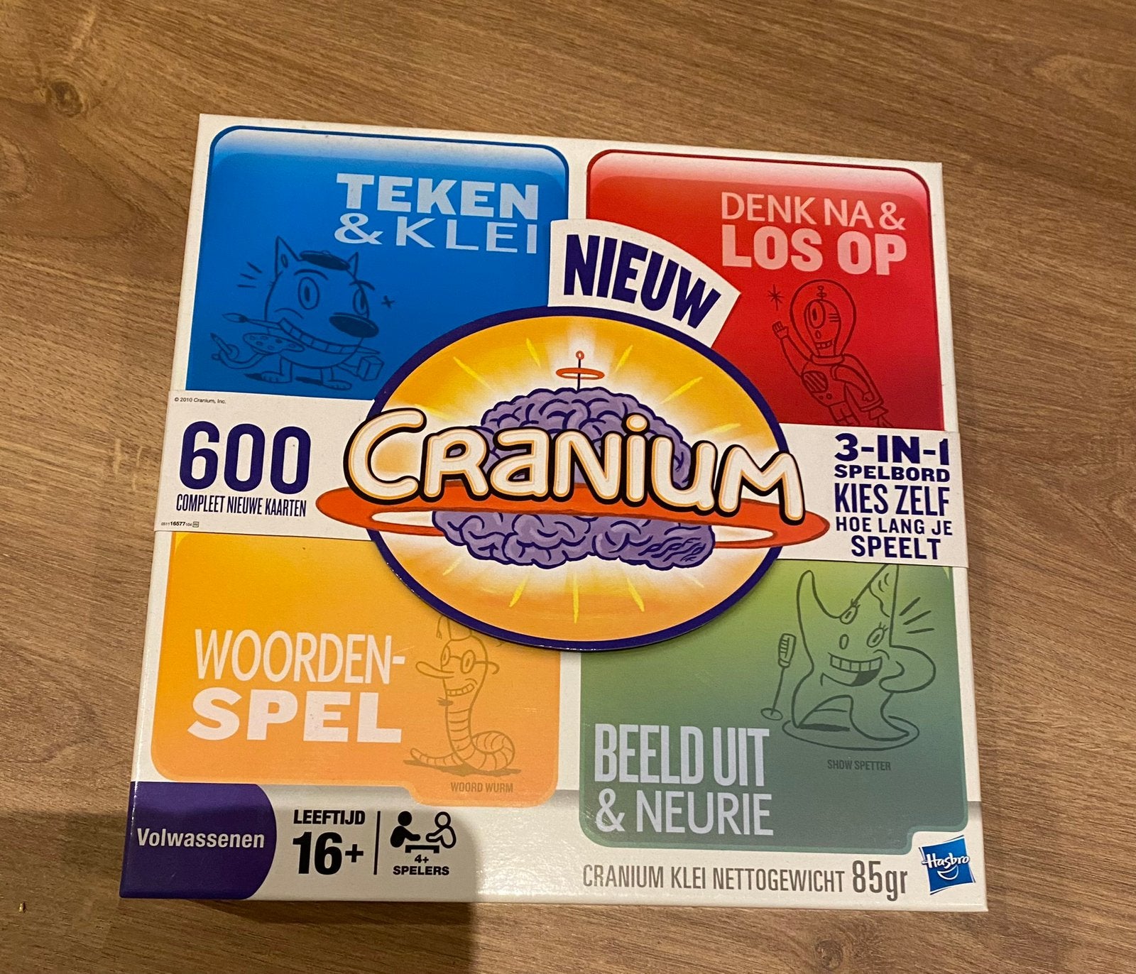 Hasbro spel Creanium, Ophalen of Verzenden, Zo goed als nieuw