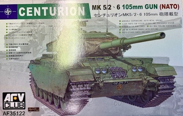Coelianmodels, AFV Club, 35122, Centurion NL, 1/35, € 44,99, Overige merken, Tank, 1:32 tot 1:50, Nieuw