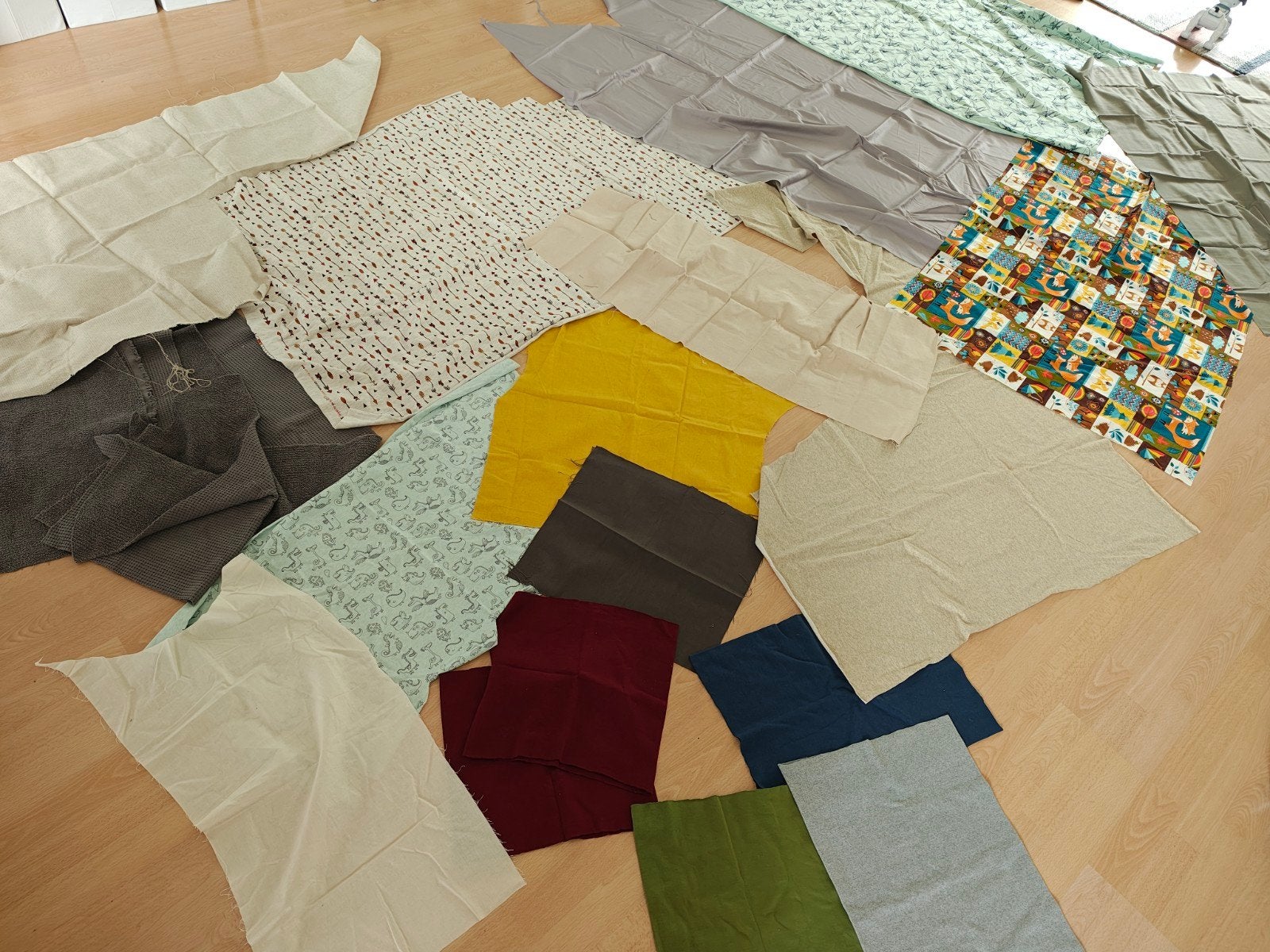 Stofjes, Hobby en Vrije tijd, Stoffen en Lappen, Ophalen of Verzenden, Katoen, 120 cm of meer