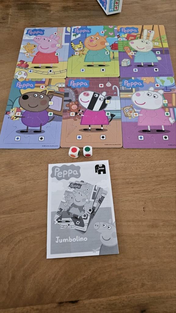 Peppa Pig Jumbilino Legpuzzel Spel, Ophalen, Gebruikt, Puzzelen