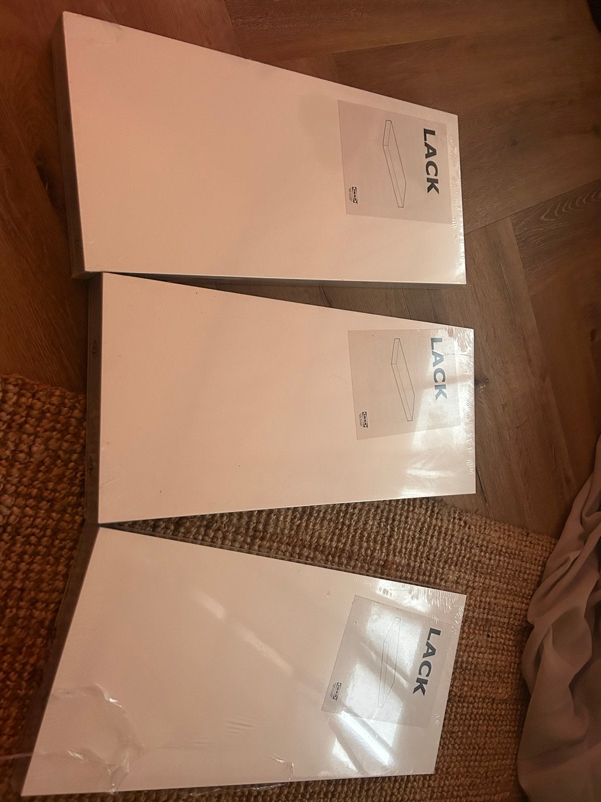 3x IKEA LACK Wandplank Wit - Nieuw in verpakking, Ophalen, Nieuw