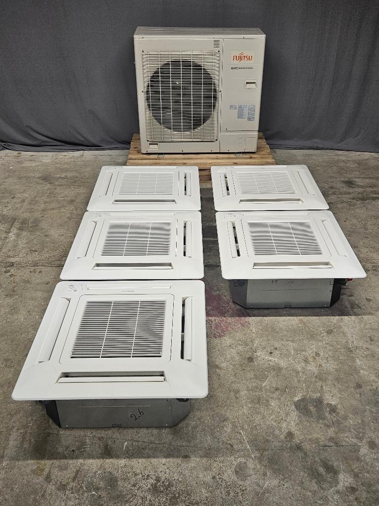 Refurbished 5x wand airco Fuji DC inverter multi split 14 kW