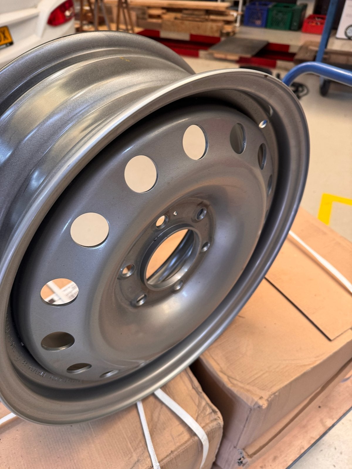 Toyota Landcruiser Stalen velgen 17 inch 139,7mm steek (5x), Auto-onderdelen, Banden en Velgen, Ophalen, Velg(en), Nieuw, 17 inch