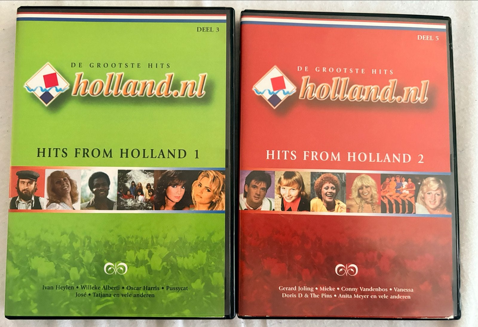De Grootste Hits Holland nl - Deel 3 & 5 DVD, Ophalen of Verzenden, Gebruikt, Levenslied of Smartlap, Inclusief doosje