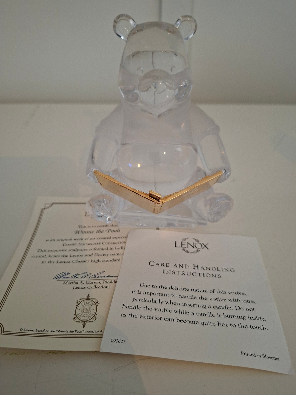 Winnie de Pooh Lenox Boek, Ophalen of Verzenden, Winnie de Poeh of vrienden, Zo goed als nieuw, Beeldje of Figuurtje