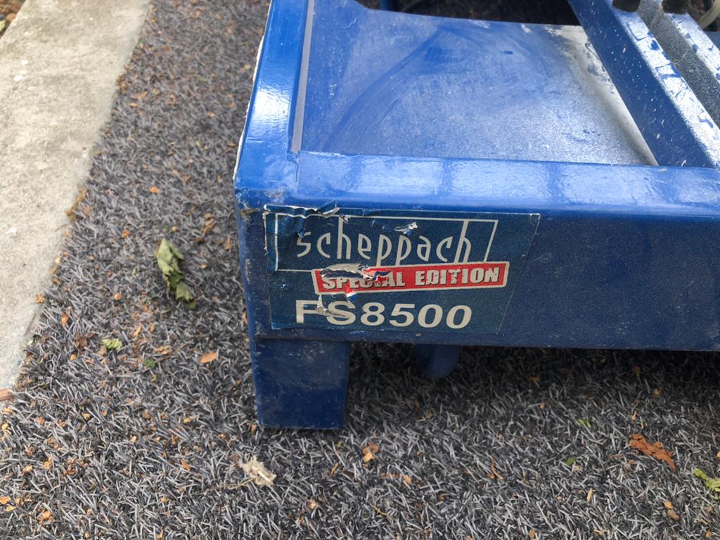 Scheppach tegelzaag, Ophalen, Gebruikt, 1200 watt of meer, Overige typen