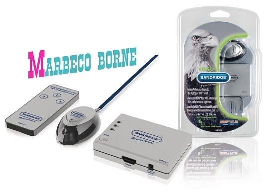 HDMI switch, schakelaar 3 in 1 uit incl. afstandsbed Op=Op, Bandridge, Nieuw, Info@marbeco.nl, Ophalen of Verzenden