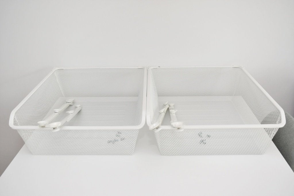 Twee stuks Ikea Komplement fijndraadmand 50x58cm voor Pax, Ophalen, 50 tot 100 cm, Zo goed als nieuw, Minder dan 25 cm