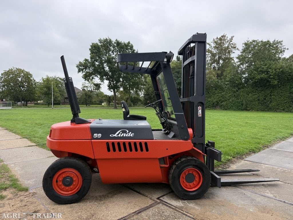 Linde 5 tonner diesel heftruck 6 cilinder DEUTZ luchtgekoeld, Info@vanbeurdenheftrucks.nl, Linde, Diesel, Heftruck
