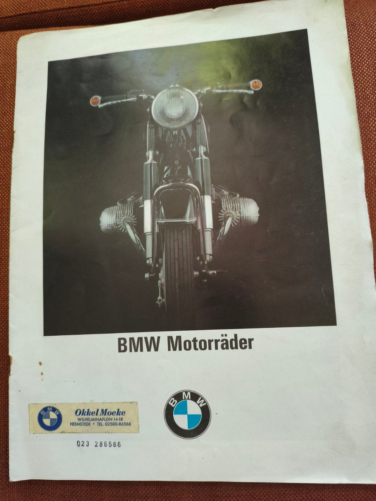 Zeldzame brochure BMW motorfiets r50-60-69s, Ophalen of Verzenden, BMW