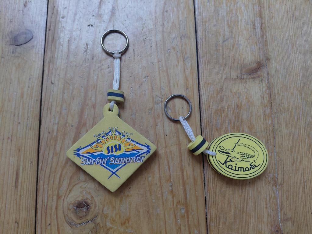 Sleutelhangers surfen surf Surfin Summer Sisi Kaiman vintage, Ophalen of Verzenden, Gebruikt