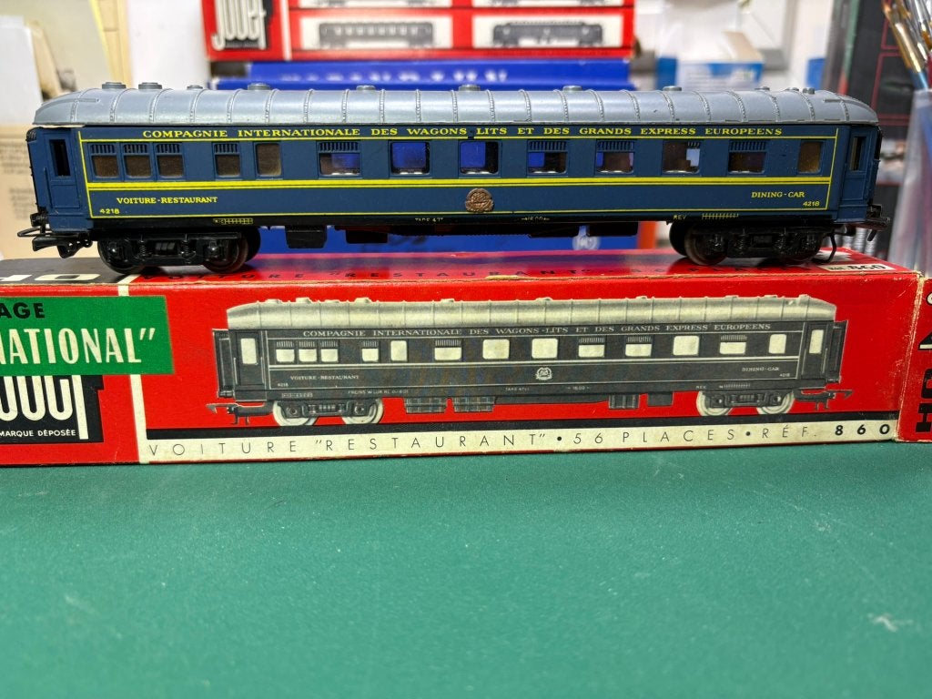 Jouef slaapwagon/Wagon Lits (860) IMG7853/4/5, Hobby en Vrije tijd, Modeltreinen | H0, Gelijkstroom, Jouef, Wagon, Ophalen of Verzenden