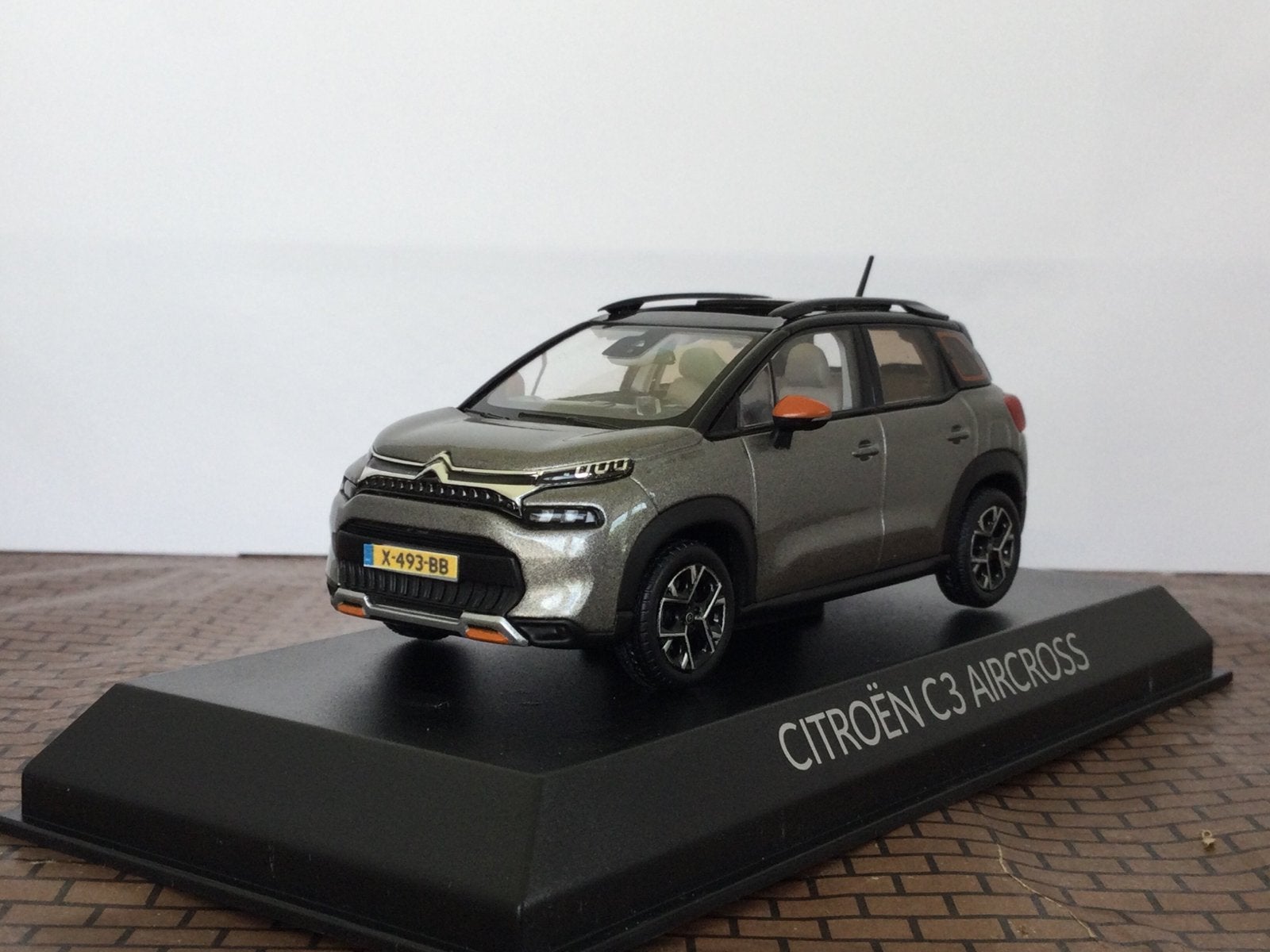 Citroën C3 Aircross Grey Metallic 2021 Facelift Norev 1:43, Ophalen of Verzenden, Nieuw, Auto, Norev