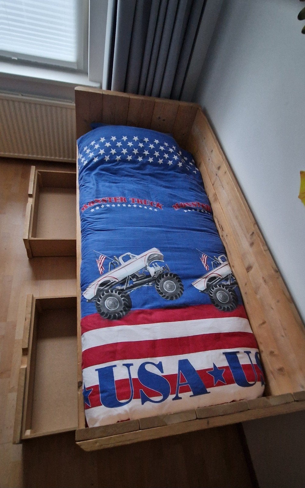 Mooi kinderbed, Kinderen en Baby's, Ophalen, 85 tot 100 cm, Gebruikt, Matras