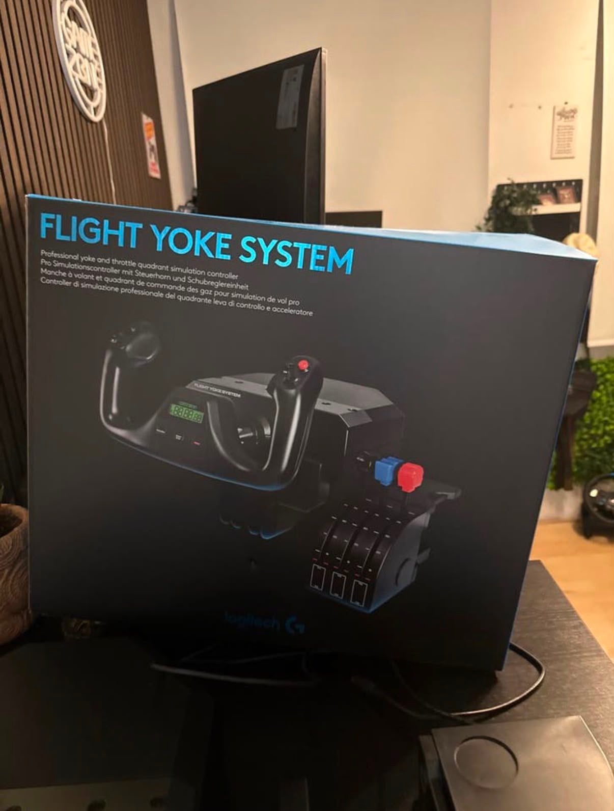 Logitech Flight Yoke System, Ophalen, Nieuw, Stuur of Pedalen