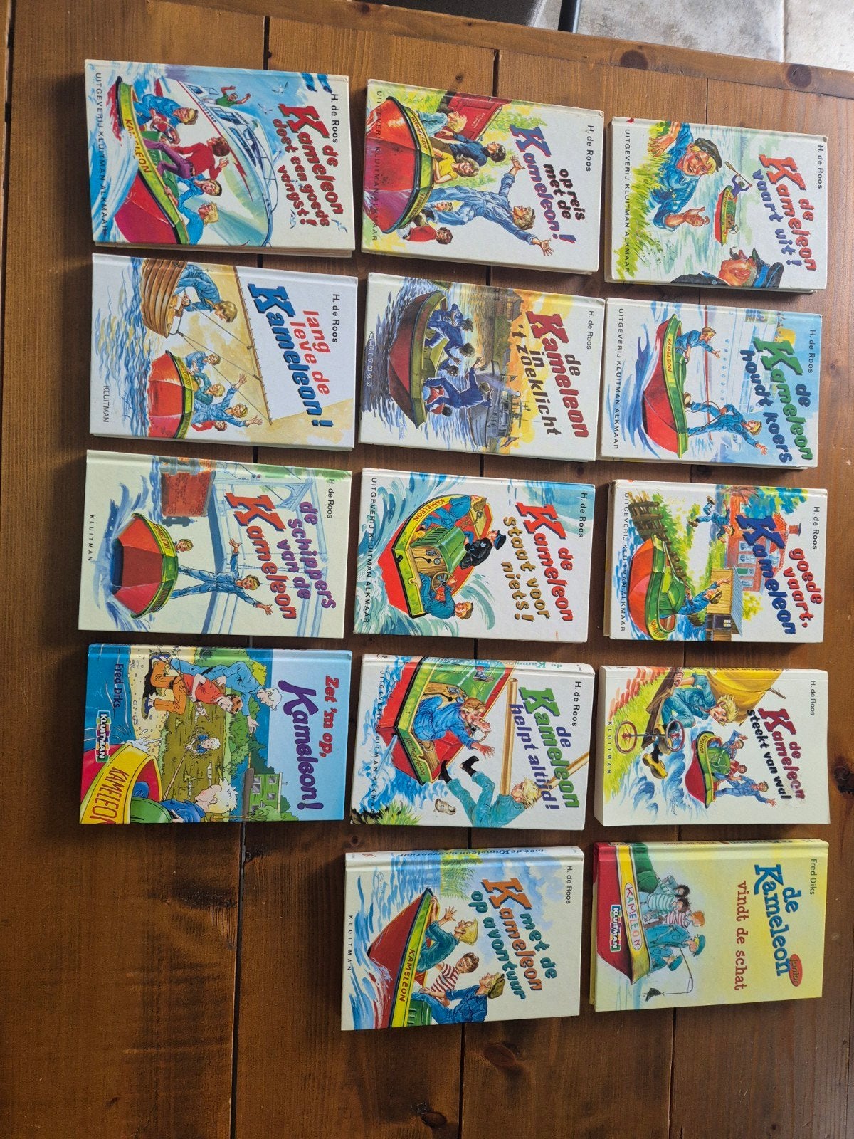 Grote collectie 'De Kameleon' boeken - H. de Roos, Ophalen of Verzenden, Gelezen, H. de Roos, Fictie algemeen