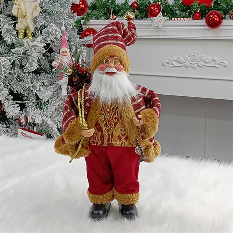Kerstman Pop 3 (Kerst Poppetje Figuurtje Beeldje Decoratie), Verzenden, Nieuw