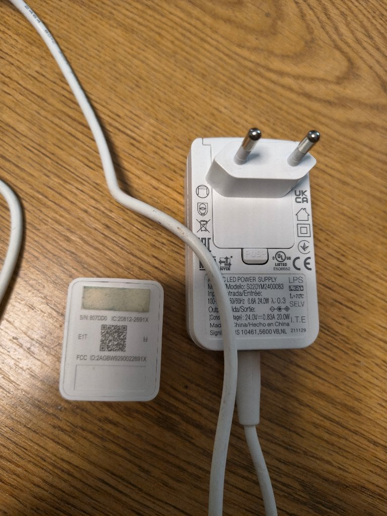Philips Hue Adapter  en controller Hue Light strip Plus +, Led-lamp, Zo goed als nieuw, Zigbee, Philips Hue