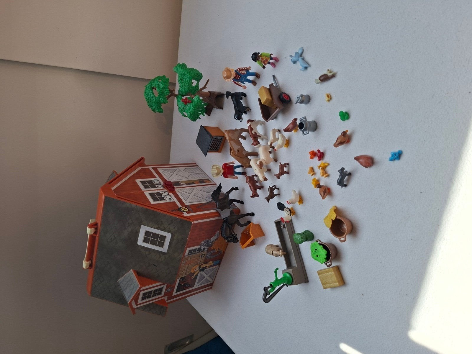 Playmobil Boerderij met Dieren en Figuren, Kinderen en Baby's, Speelgoed | Overig, Gebruikt, Jongen of Meisje, Ophalen of Verzenden