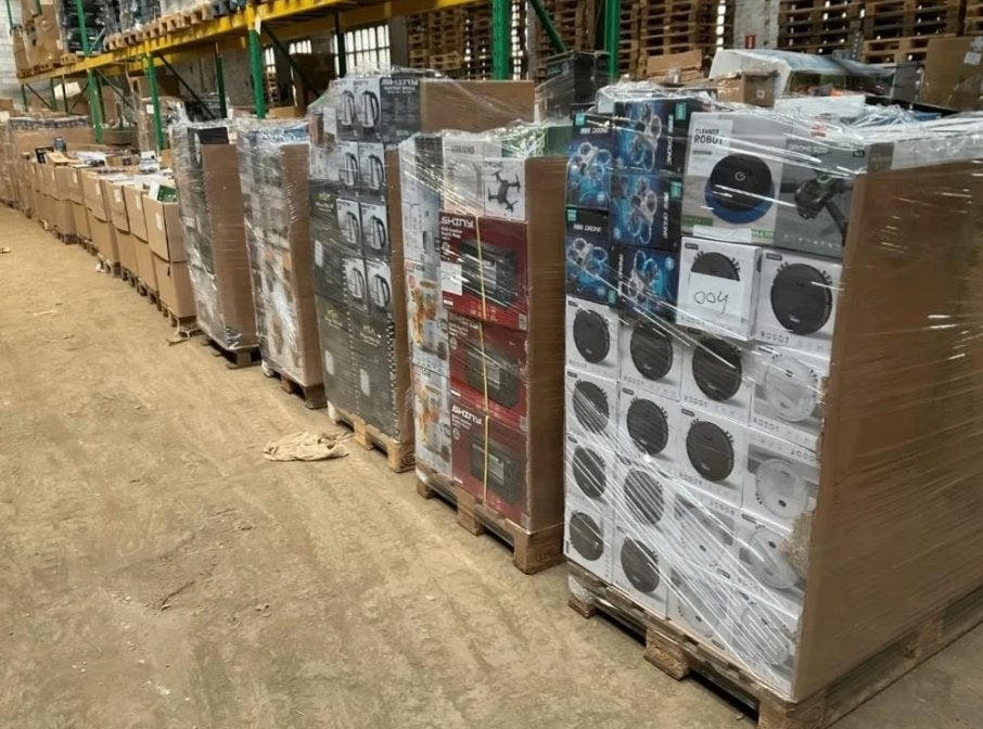 groothandel  partij handel kleding retour pallets samsung, Diversen, Rommelmarktspullen, Nieuw, Ophalen