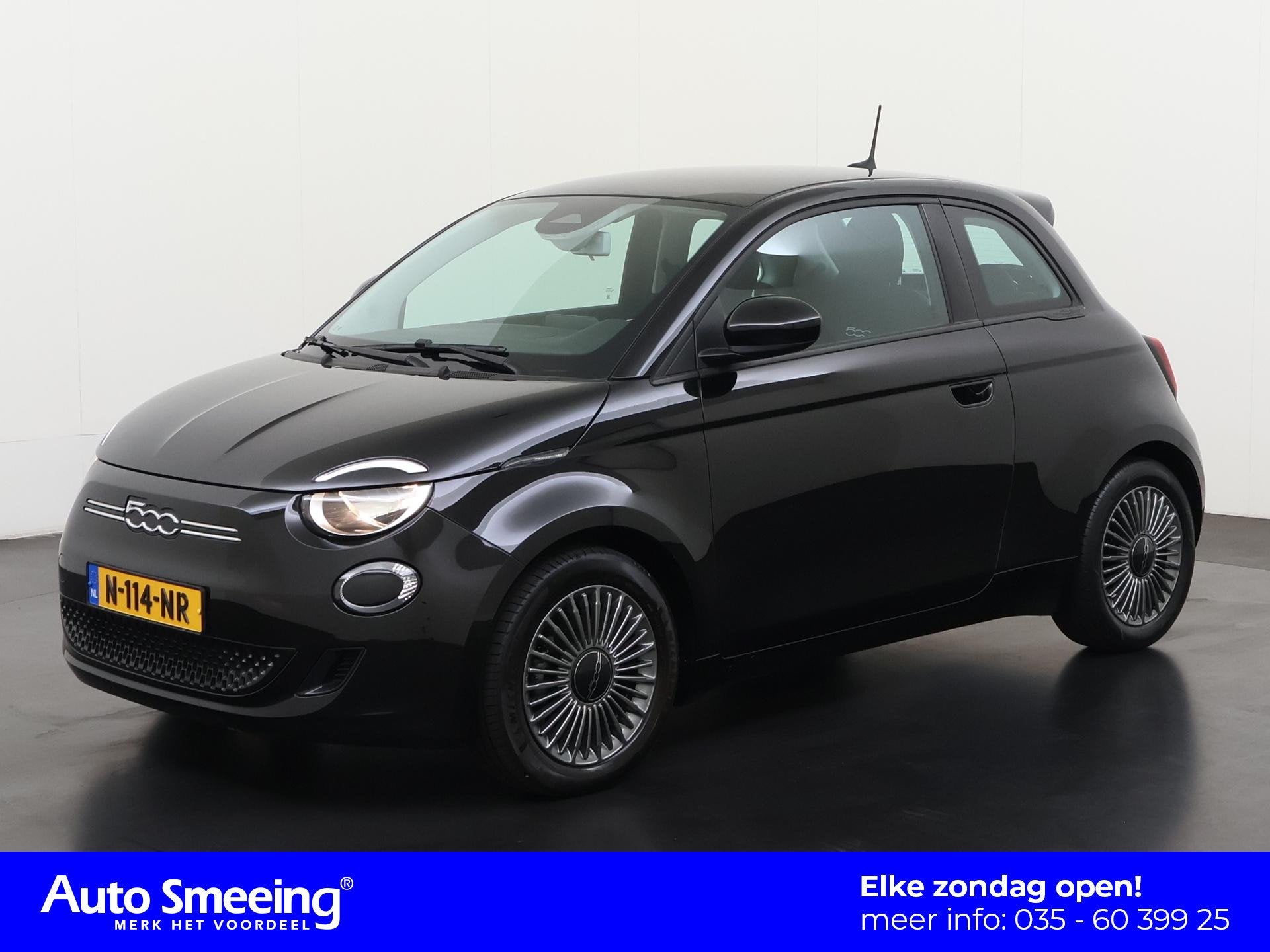 Fiat 500e 24kWh | Digital Cockpit | Navigatie | Apple/Androi, Auto's, Fiat, 12 maanden, Stof, Gebruikt, 95 pk