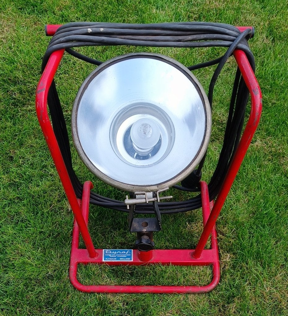 Bouwverlichting (Retro), Ophalen, Gebruikt, 50 tot 200 watt, Met statief