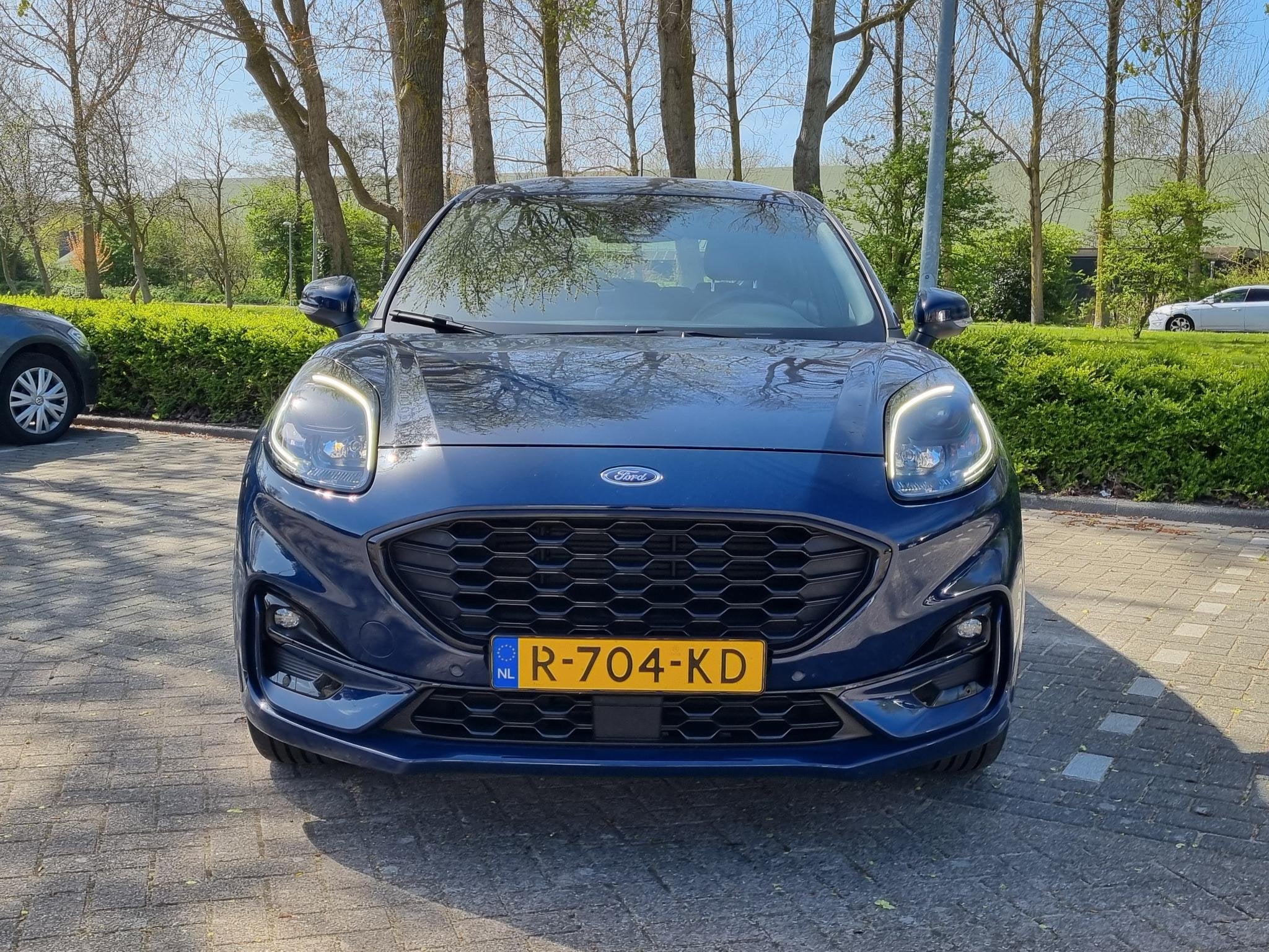 Ford Puma 1.0 EcoBoost Hybrid1 125 pk ST-Line Navigatie - Ap, Auto's, Voorwielaandrijving, Blauw, Origineel Nederlands, Bedrijf