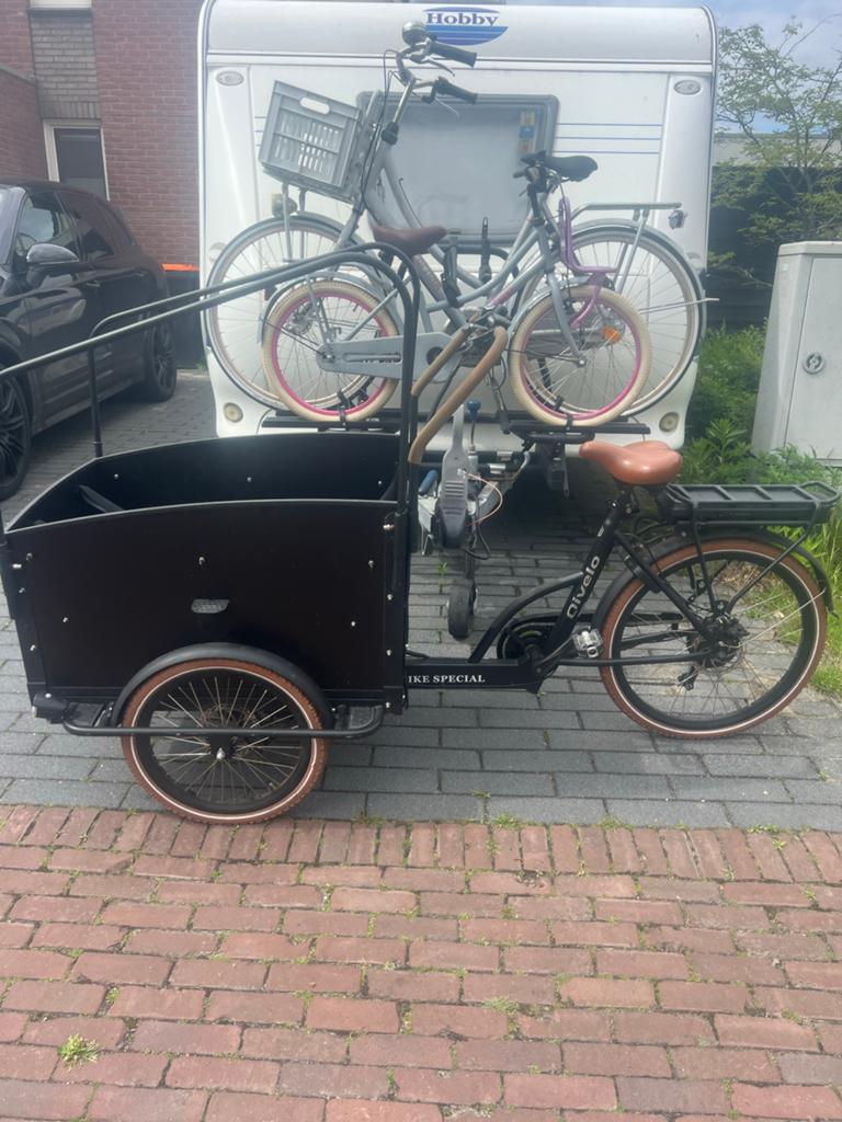 Qivelo elektrische bakfiets - defect voor de handige klusser, Gebruikt, Goederen, Elektrisch, Schijfrem