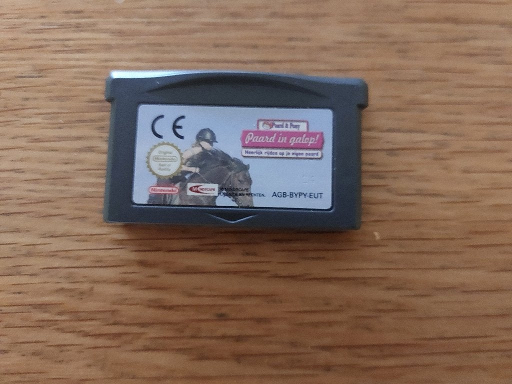 paard in galop, spel voor game boy advance, 1 speler, Ophalen of Verzenden, Zo goed als nieuw, Vanaf 3 jaar