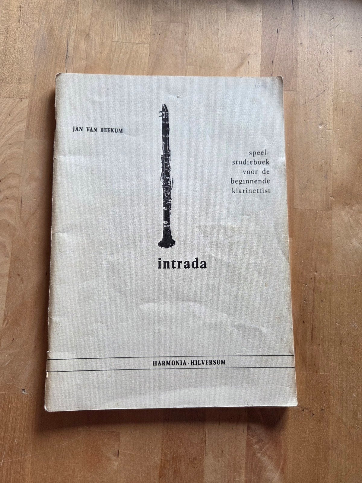 Jan van Beekum - Intrada - Speel-studieboek Klarinet, Gebruikt, Verzenden, Klassiek, Les of Cursus