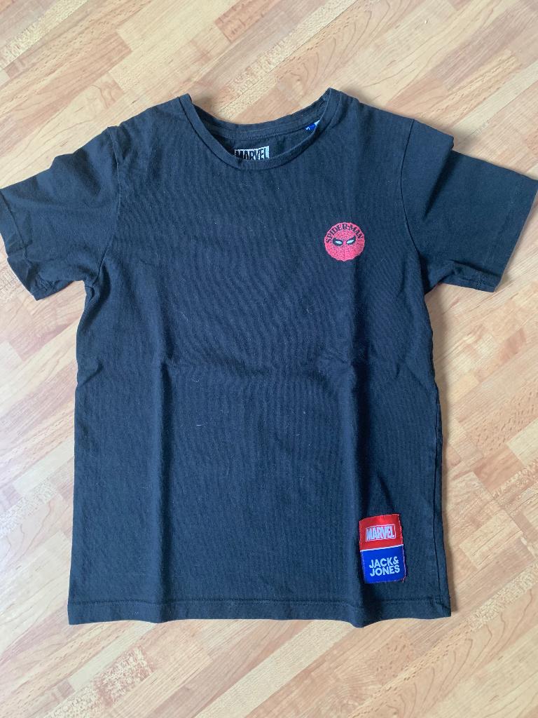 Donkerblauwe t-shirt Marvel, Verzenden, Zo goed als nieuw, Shirt of Longsleeve, Jongen