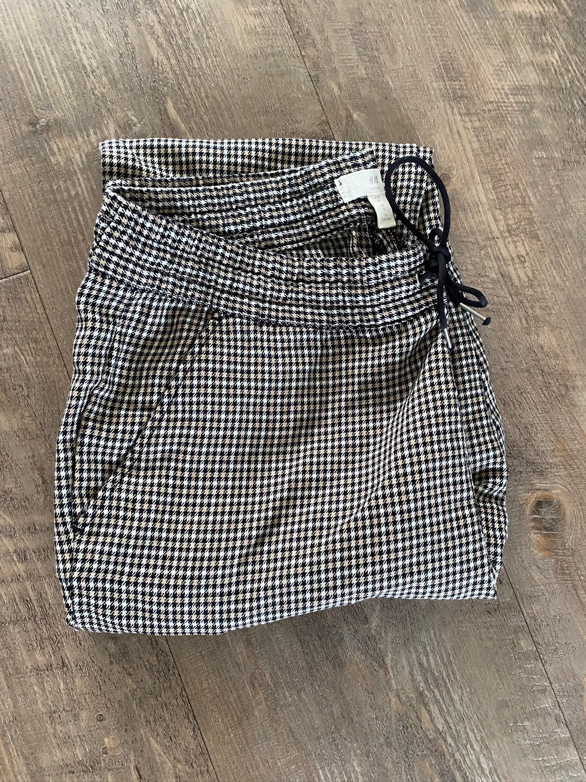 H&M geruite broek - maat M, Kleding | Dames, Ophalen of Verzenden, Zo goed als nieuw, Maat 38/40 (M), Bruin