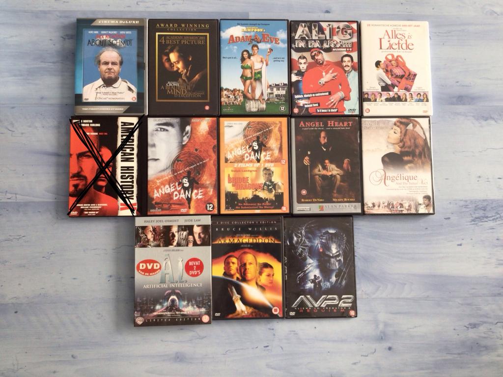 Diverse dvd’s beginnend met de letter A, Alle leeftijden, Ophalen of Verzenden, Zo goed als nieuw