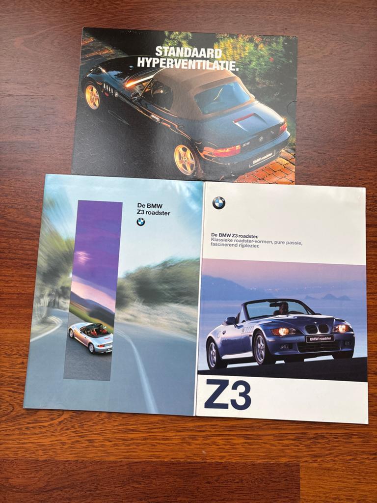 Autobrochures: BMW Z3-Z4,Honda CRV, Volvo, Jaguar,Landrover, Ophalen of Verzenden, Zo goed als nieuw, BMW