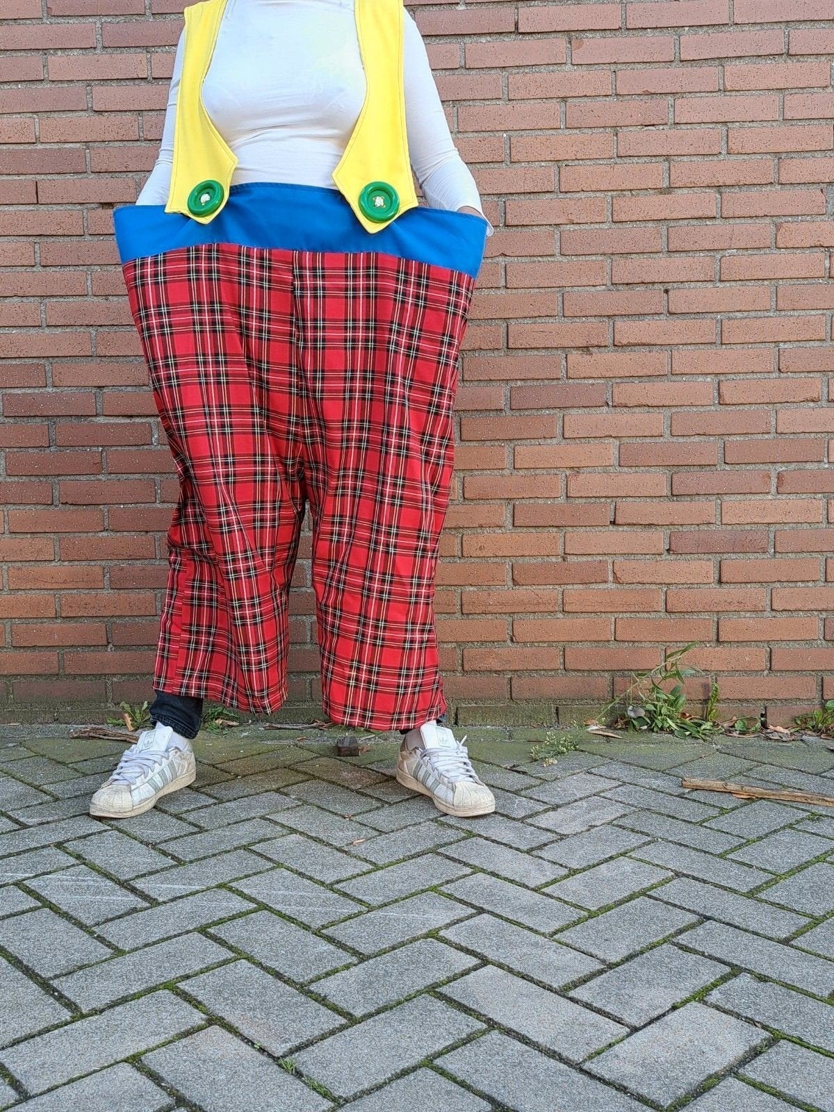 Clownsbroek mooie kwaliteit maat L, Ophalen