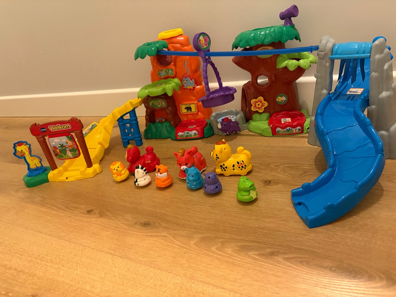 VTech Zoef Zoef Dieren Avonturenpark met veel extra's, Ophalen, Zo goed als nieuw, Overige typen, Met geluid