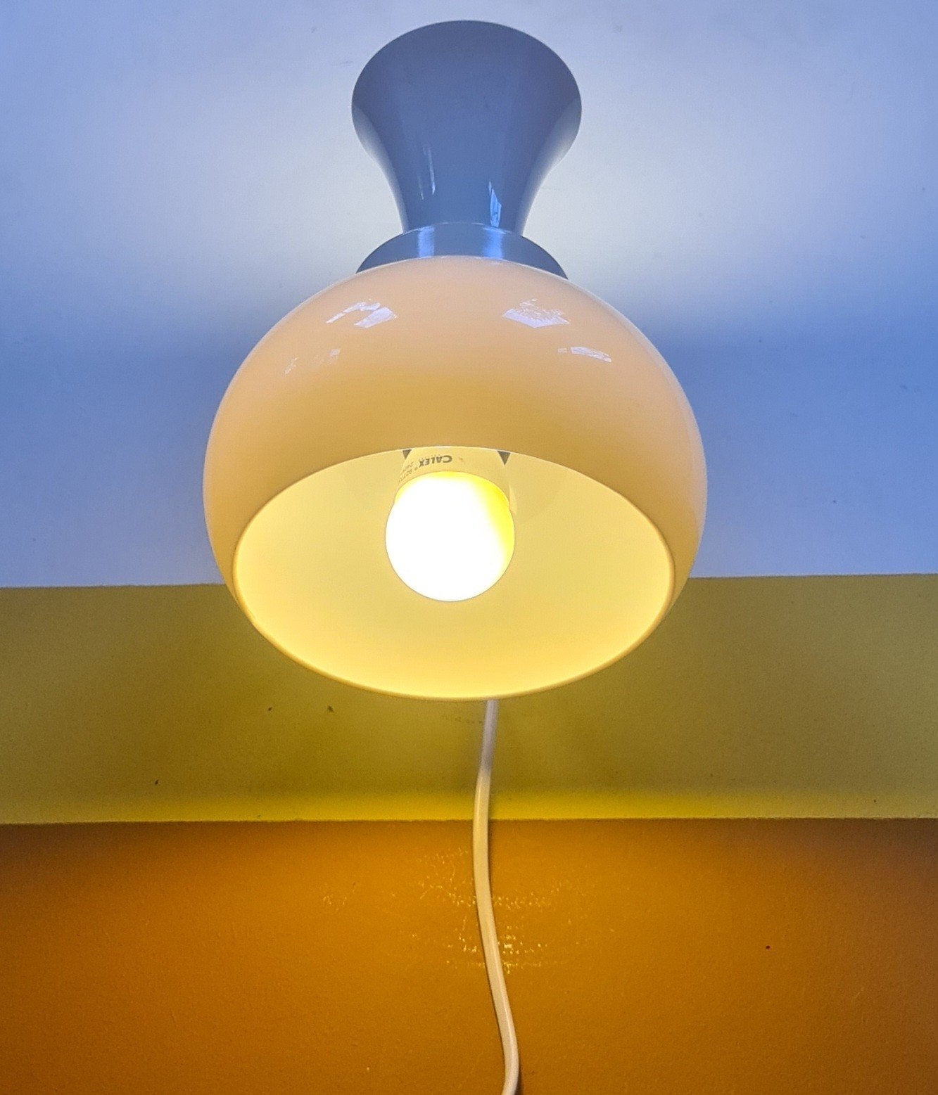 Vintage, design diabolo wandlamp Herda, Ophalen of Verzenden, Herda