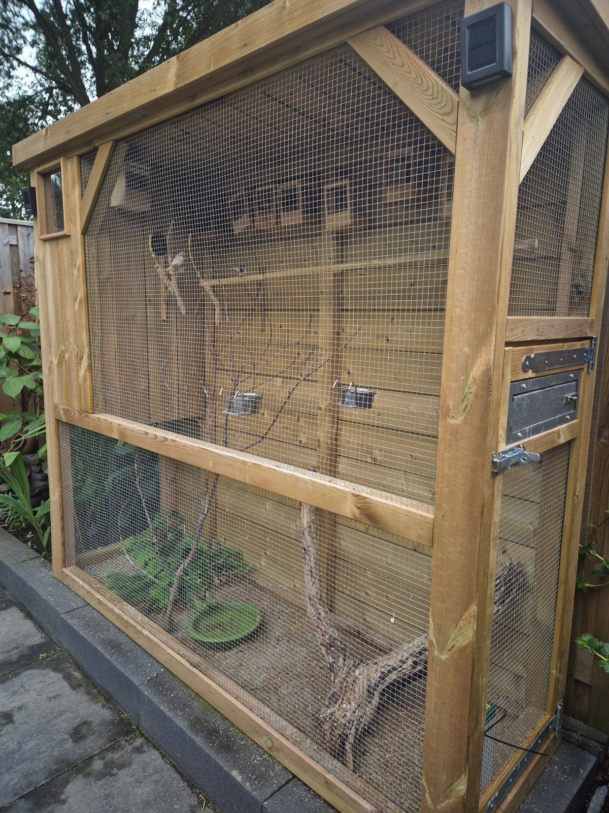 voliere, Dieren en Toebehoren, Ophalen, Zo goed als nieuw, Hout, Volière