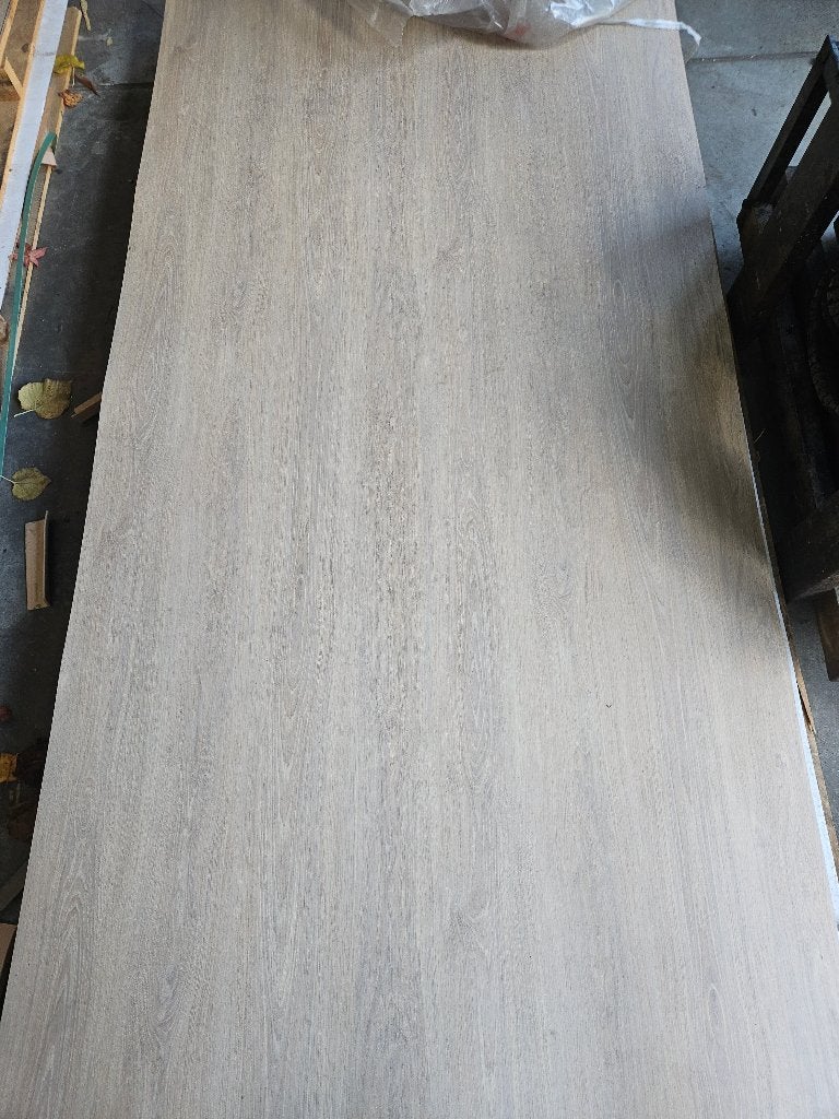 HPL Polyrey fineer plaat C105 Chene Quebec 245x124cm ( 422 ), Ophalen, HPL, Gebruikt, Nb