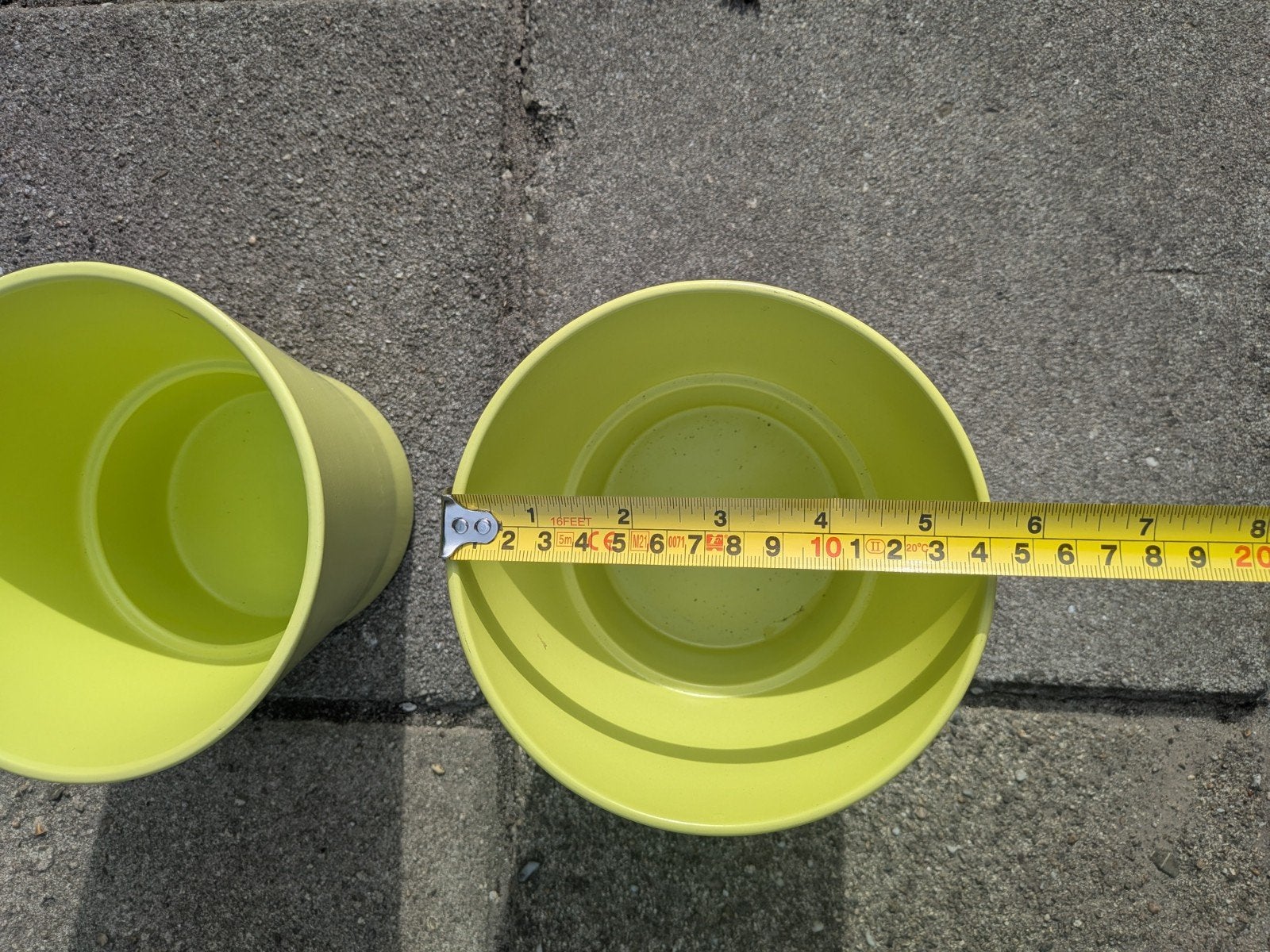 Diverse bloempotten – verschillende kleuren en maten, Ophalen, Overige materialen, Balkon, Overige vormen