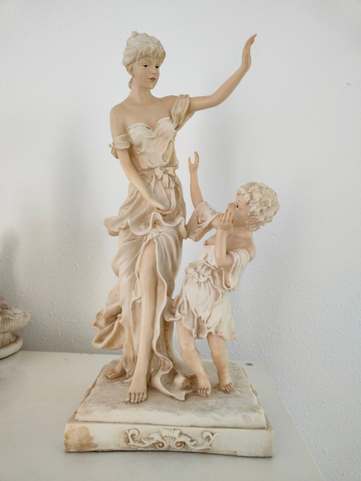 Decor beeld vrouw en kind | 50 cm | moeder-kind liefde, Ophalen