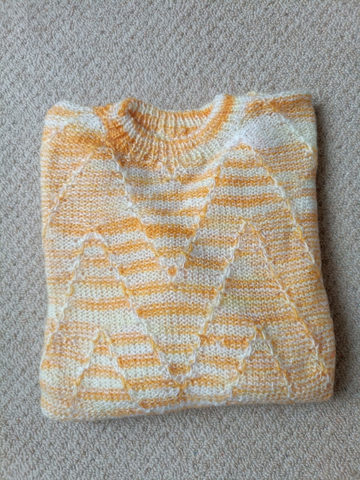 Oversized retro trui maat M/L, Ophalen of Verzenden, Zo goed als nieuw, Maat 38/40 (M), Geel