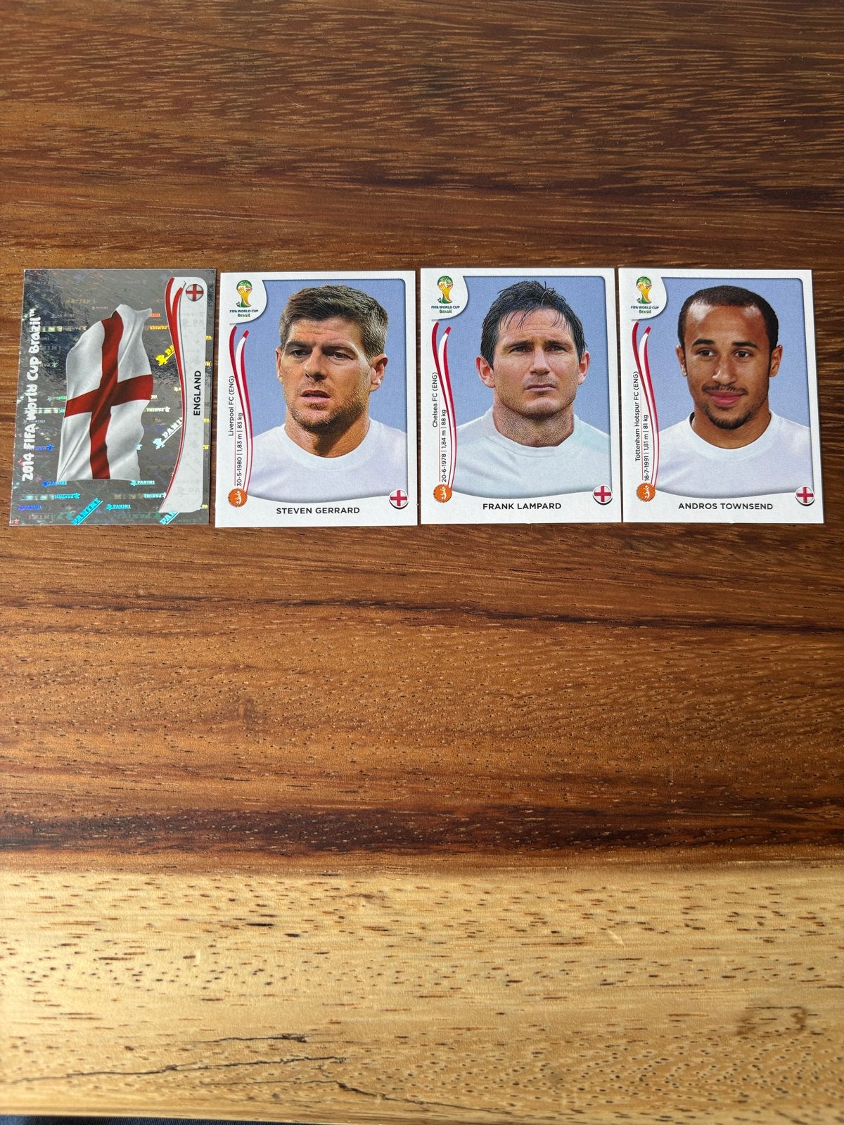 Panini WK 2014 Brazilië Engeland Stickers, Ophalen of Verzenden, Zo goed als nieuw, Stickers en Plaatjes
